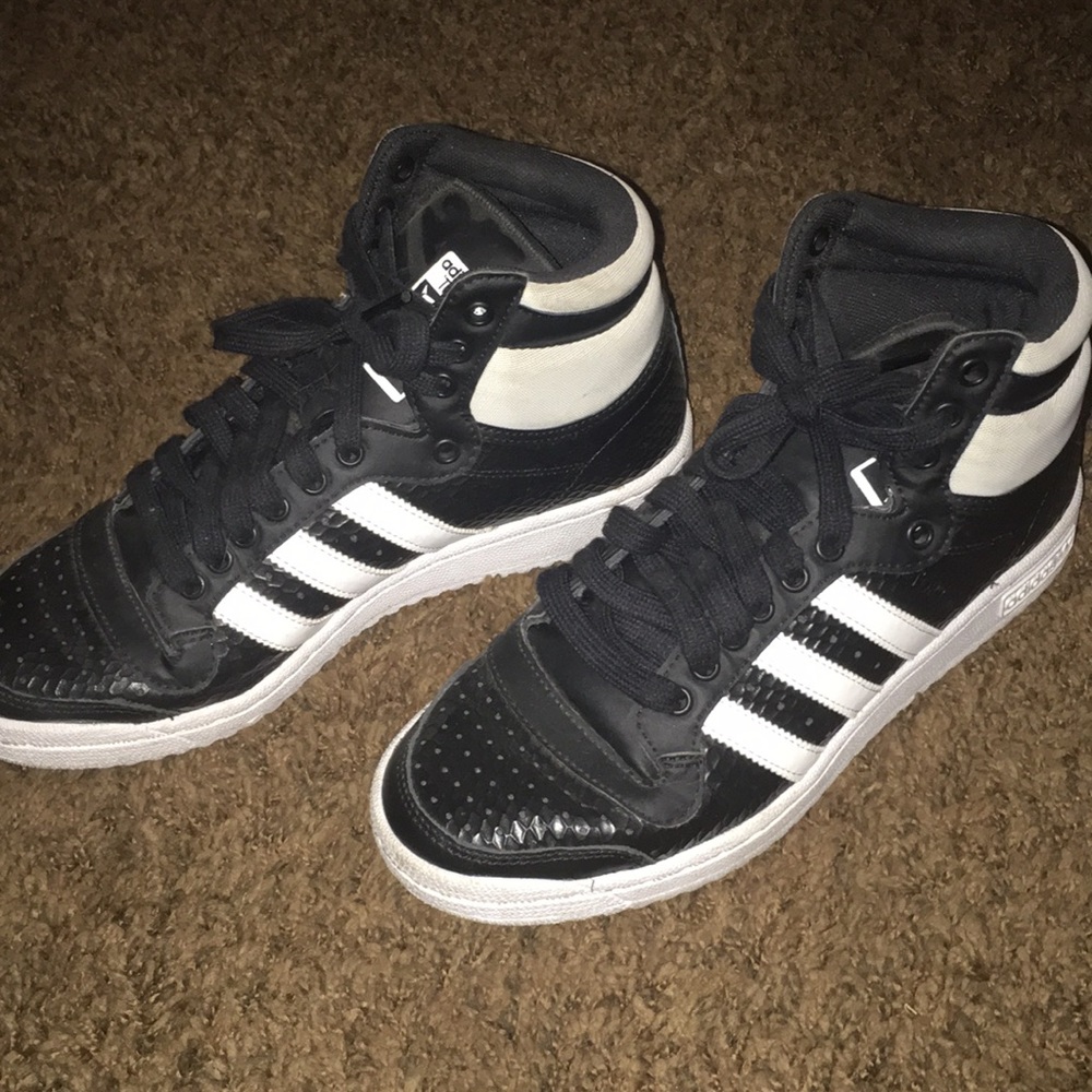 High top adidas!